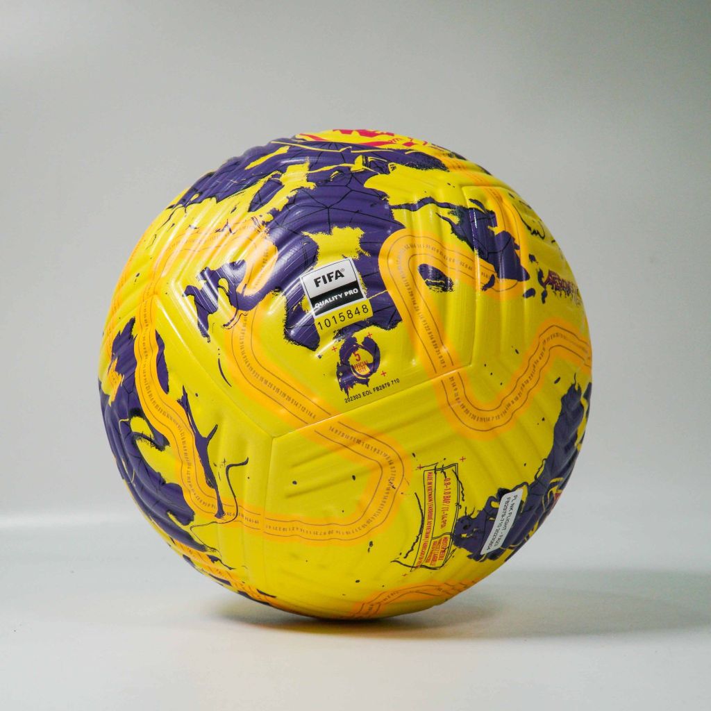 Quả bóng đá Nike Football Flight Premier League Hi-Vis - Yellow/Purple/Pink Blast