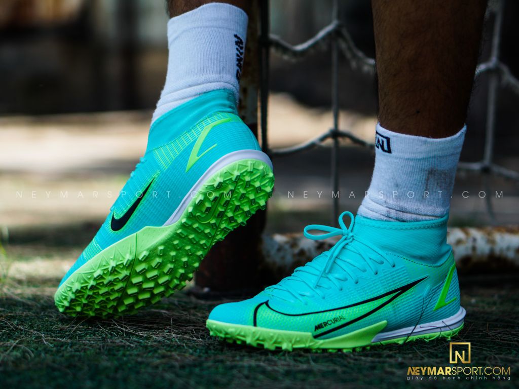 Nike Mercurial Superfly 8 Academy TF Impulse - Dynamic Turq/Lime Glow