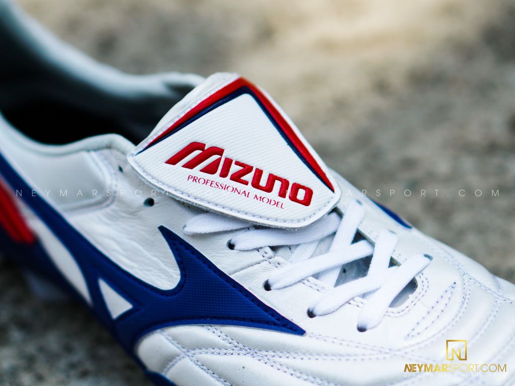 Mizuno Morelia Wave Made in Japan FG - White/Blue LIMITED EDITION PRE-ORDER