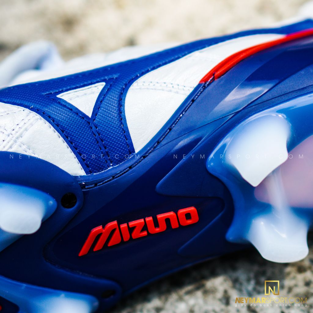 Mizuno Morelia Wave Made in Japan FG - White/Blue LIMITED EDITION PRE-ORDER