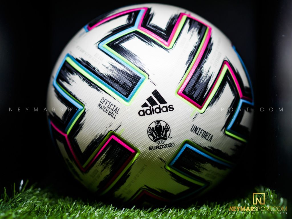 Adidas Football Uniforia Pro EURO 2020 - White/Black/Signal Green/Bright Cyan