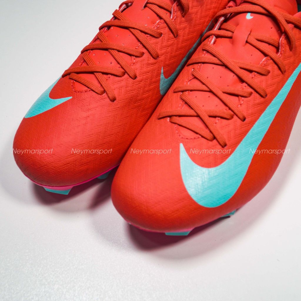 Giày đá bóng Nike Air Zoom Mercurial Vapor 16 Academy MG Mad Energy - Ember Glow/Aurora Green FQ8374-800