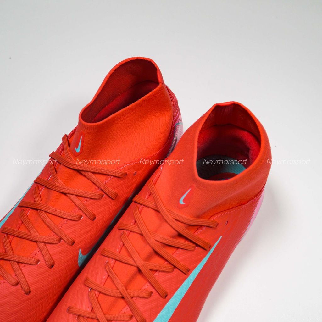 Giày đá bóng Nike Air Zoom Mercurial Superfly 10 Academy MG Mad Energy - Ember Glow/Aurora Green FQ1456-800