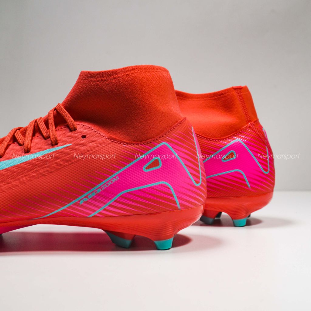 Giày đá bóng Nike Air Zoom Mercurial Superfly 10 Academy MG Mad Energy - Ember Glow/Aurora Green FQ1456-800