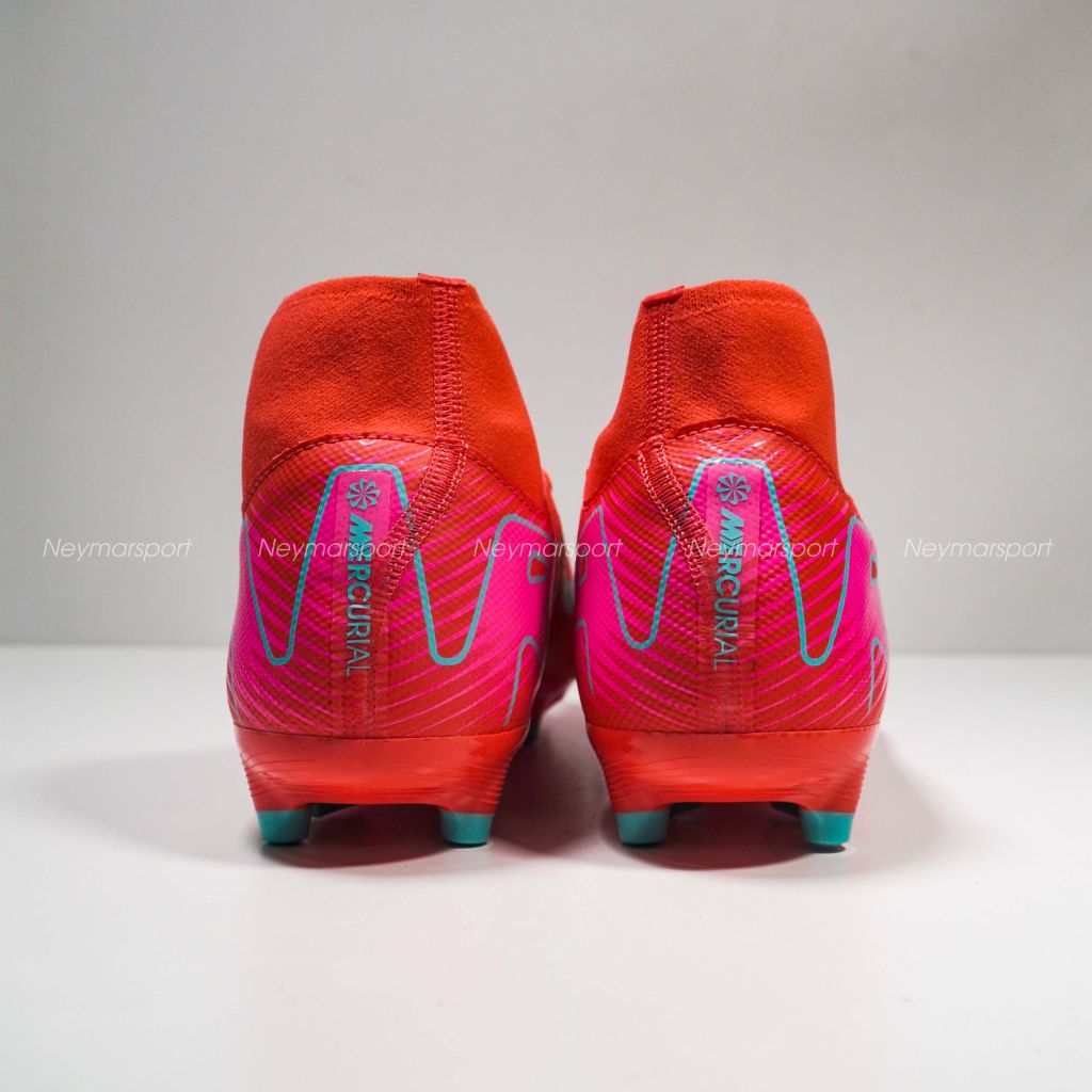 Giày đá bóng Nike Air Zoom Mercurial Superfly 10 Academy MG Mad Energy - Ember Glow/Aurora Green FQ1456-800