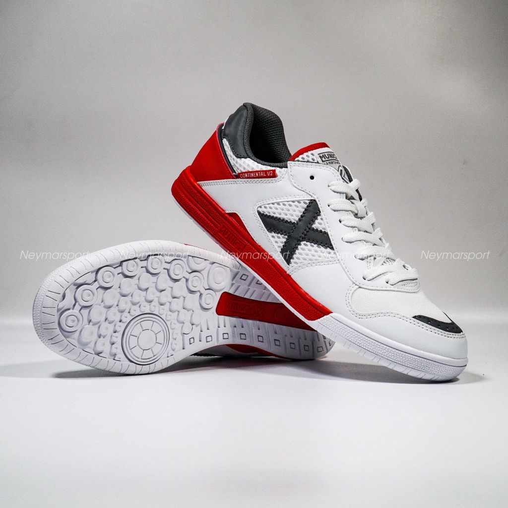 Giày đá bóng X MUNICH CONTINENTAL V2 46 - White/Red 4104046