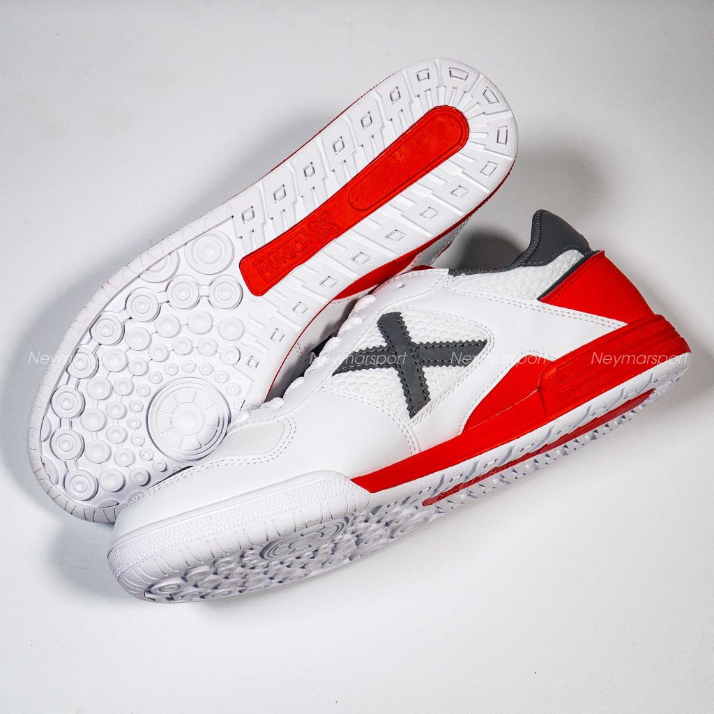 Giày đá bóng X MUNICH CONTINENTAL V2 46 - White/Red 4104046
