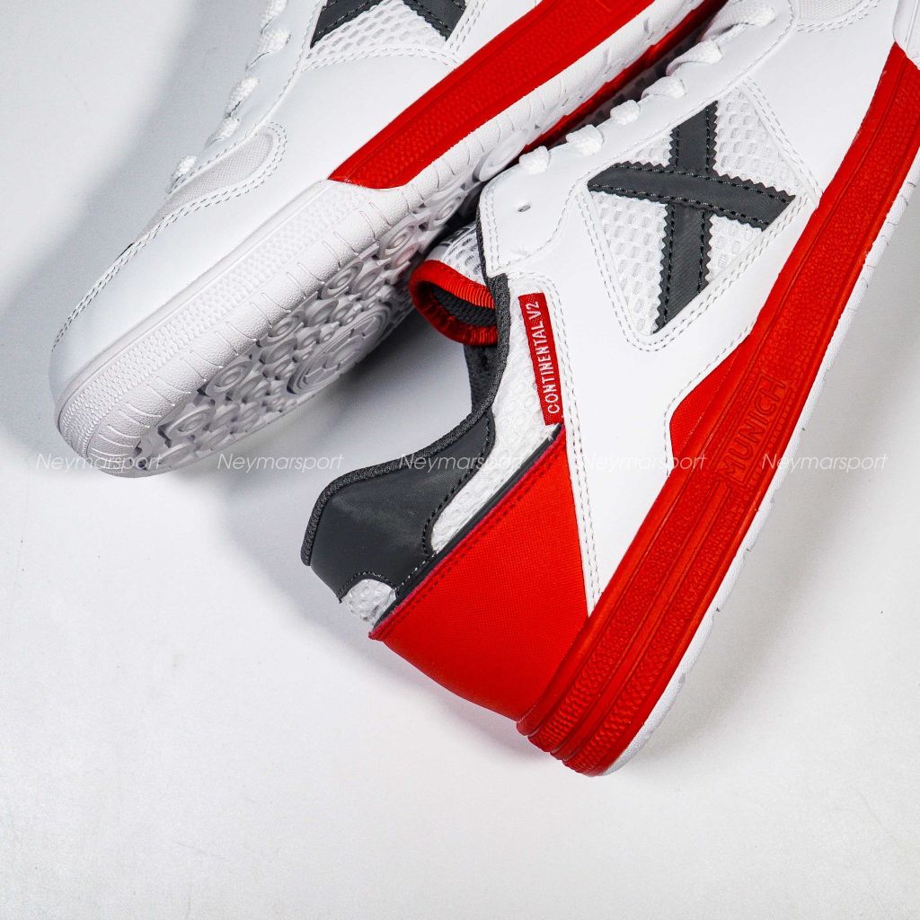 Giày đá bóng X MUNICH CONTINENTAL V2 46 - White/Red 4104046