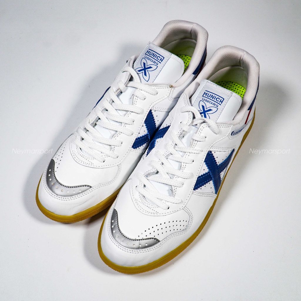 Giày đá bóng X MUNICH CONTINENTAL 821 - White/blue 4100821