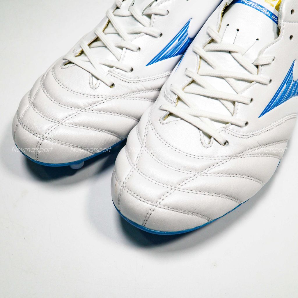 Giày đá bóng Mizuno Morelia Neo IV Elite FG/AG Mugen - White/Laser Blue P1GA243225