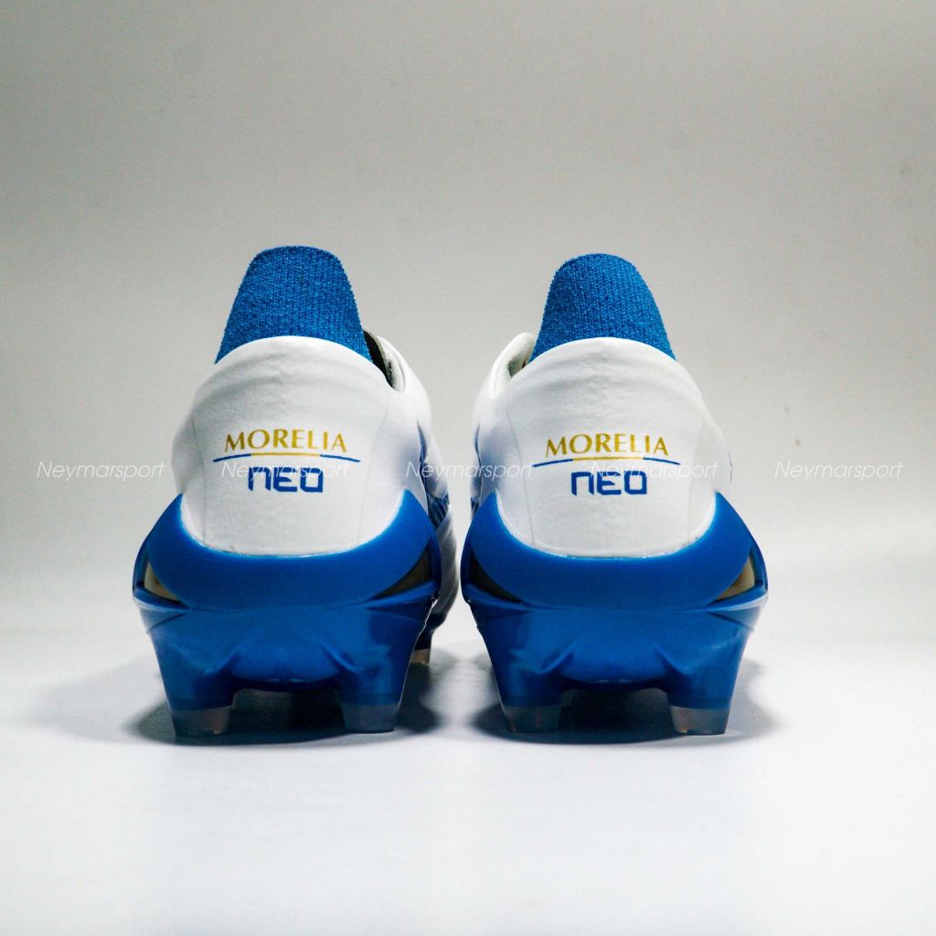 Giày đá bóng Mizuno Morelia Neo IV Elite FG/AG Mugen - White/Laser Blue P1GA243225