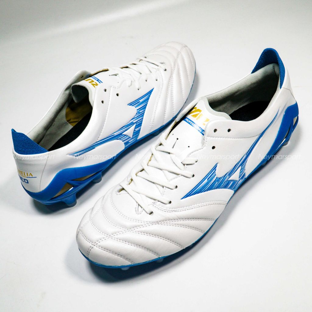 Giày đá bóng Mizuno Morelia Neo IV Elite FG/AG Mugen - White/Laser Blue P1GA243225
