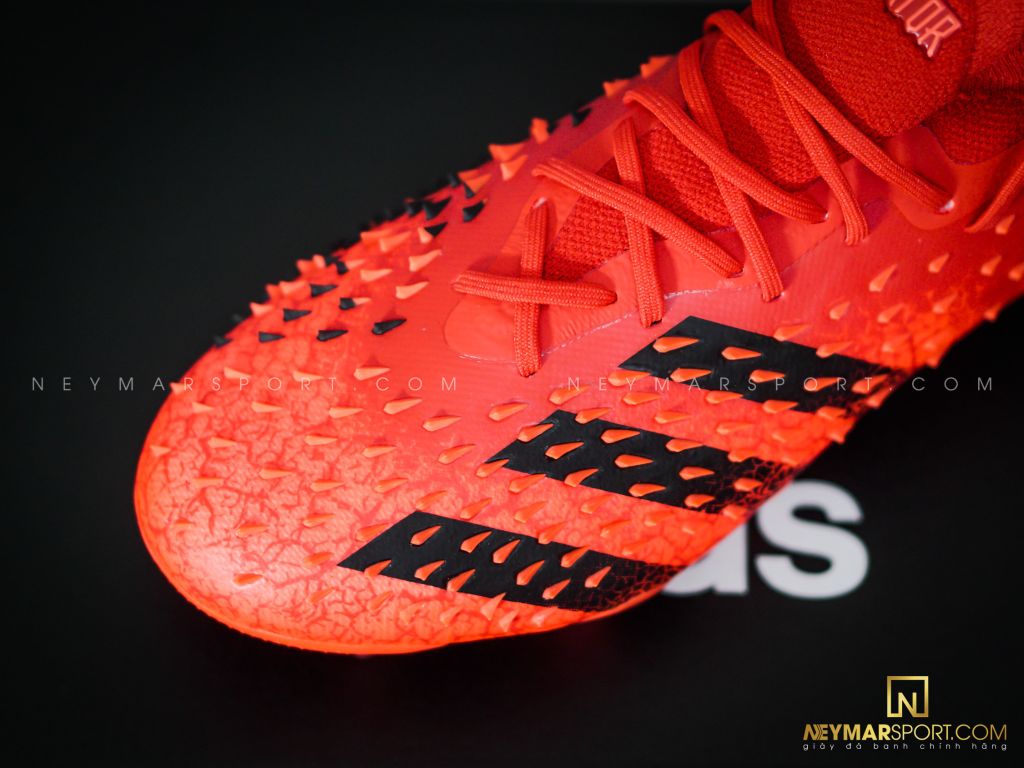 adidas Predator Freak .1 Low FG Meteorite - Red/Core Black/Solar Red