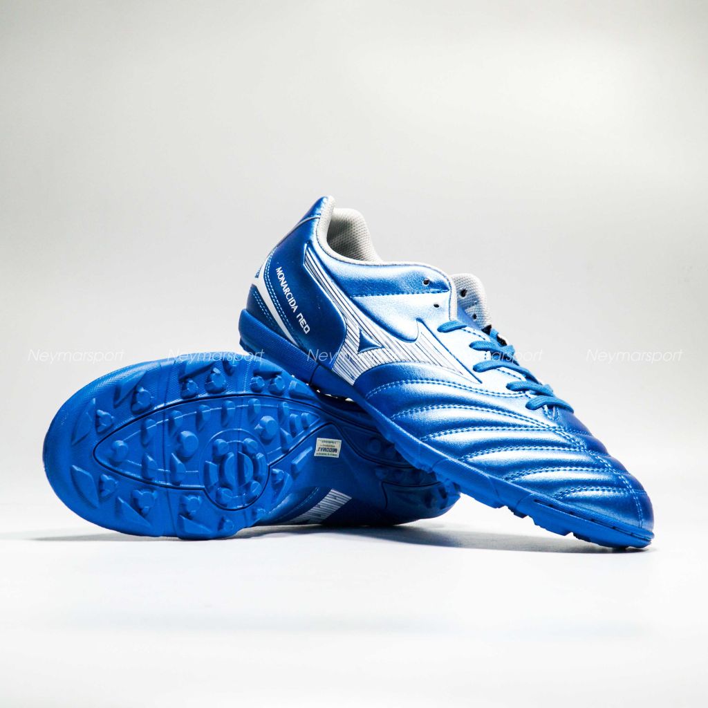 Giày đá bóng Mizuno Monarcida Neo lll Select TF Mugen - Laser Blue/White P1GD242527