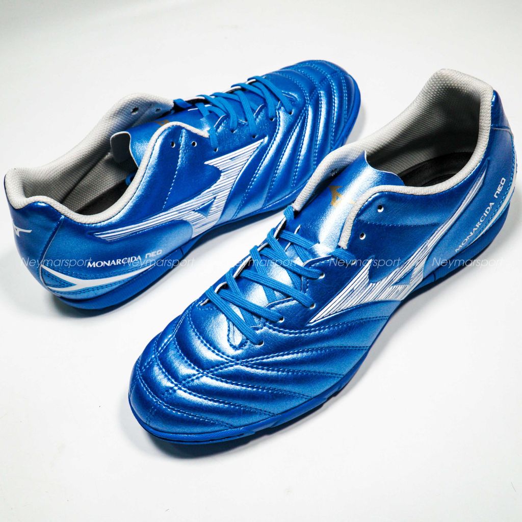Giày đá bóng Mizuno Monarcida Neo lll Select TF Mugen - Laser Blue/White P1GD242527