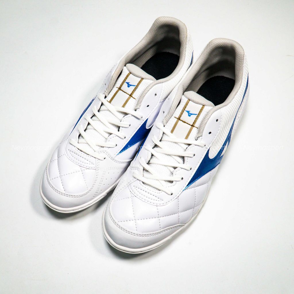 Giày đá bóng Mizuno Morelia Sala Club TF New Upper - White/Blue Q1GB241602