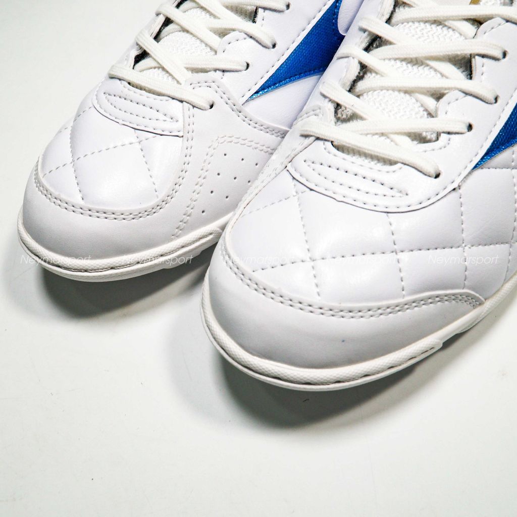 Giày đá bóng Mizuno Morelia Sala Club TF New Upper - White/Blue Q1GB241602