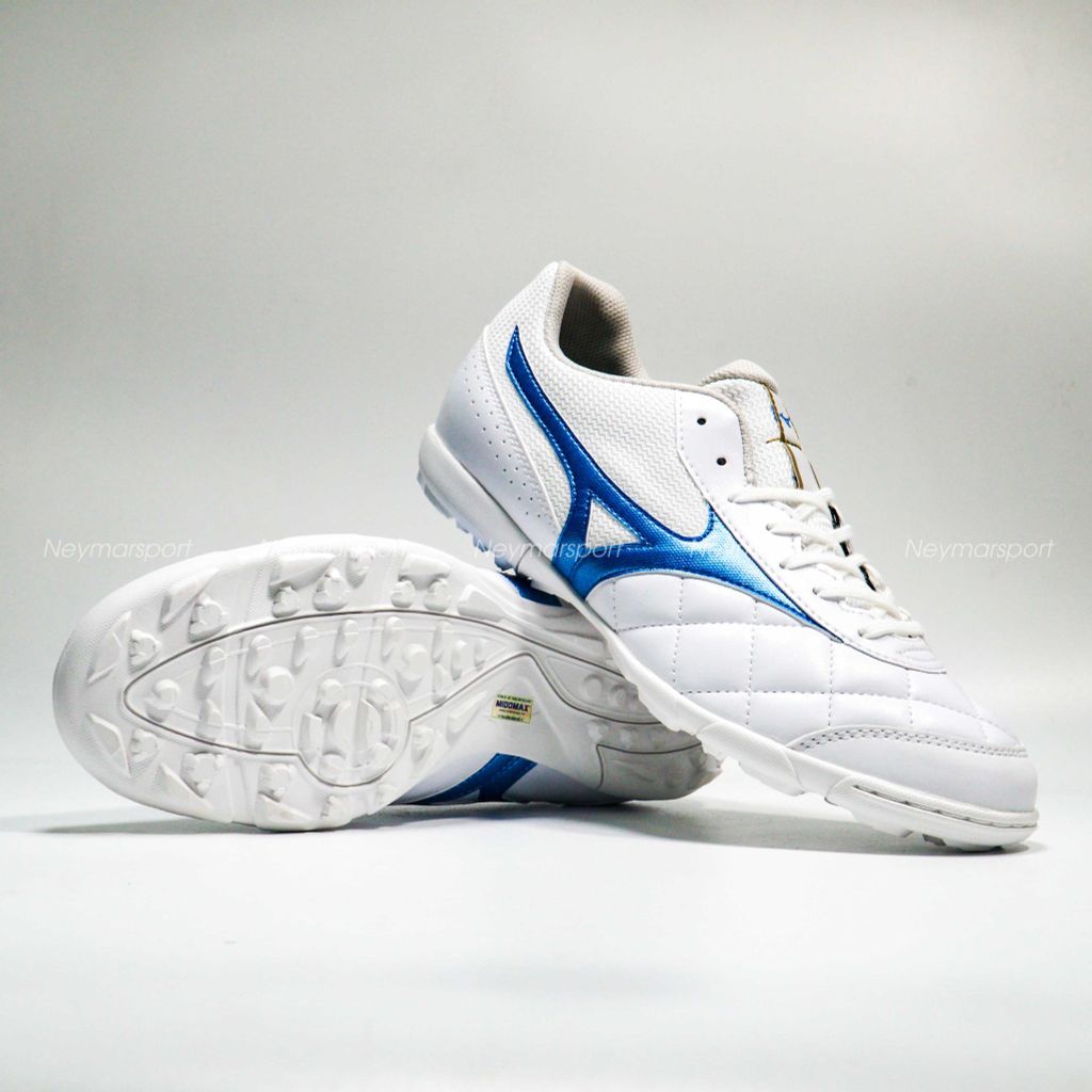 Giày đá bóng Mizuno Morelia Sala Club TF New Upper - White/Blue Q1GB241602