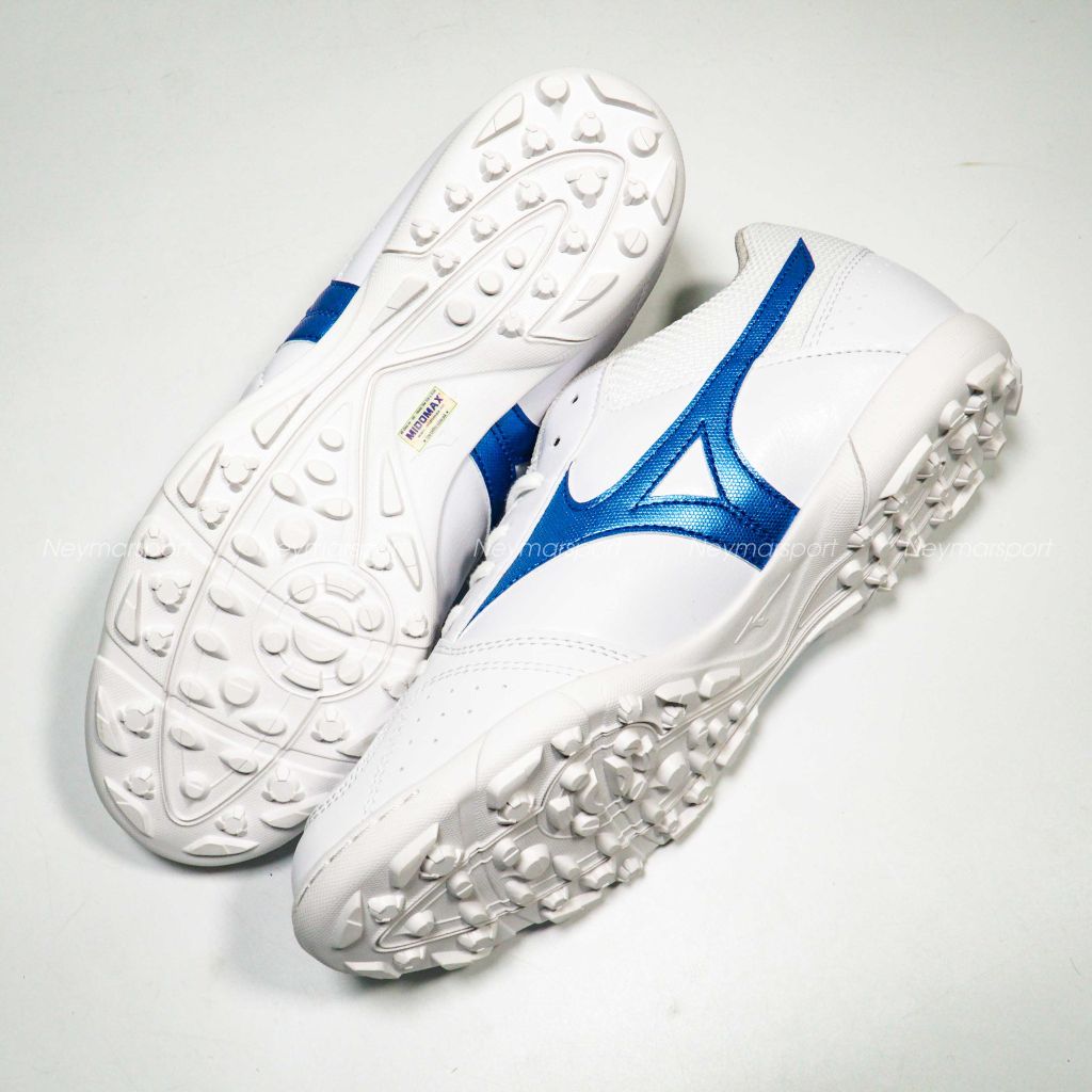 Giày đá bóng Mizuno Morelia Sala Club TF New Upper - White/Blue Q1GB241602