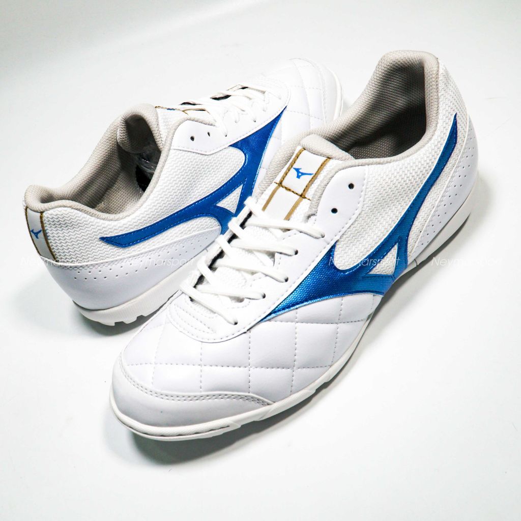 Giày đá bóng Mizuno Morelia Sala Club TF New Upper - White/Blue Q1GB241602