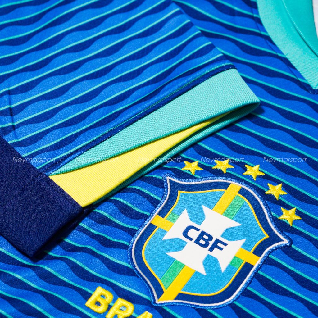 Áo bóng đá chính hãng Brazil Sân khách Copa America 2024