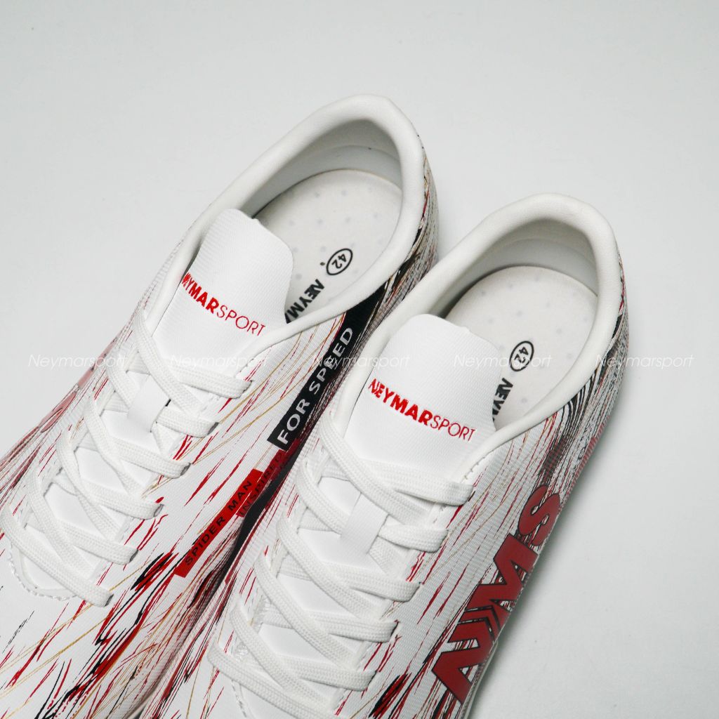 Giày đá bóng NMS SPIDER - White/Red