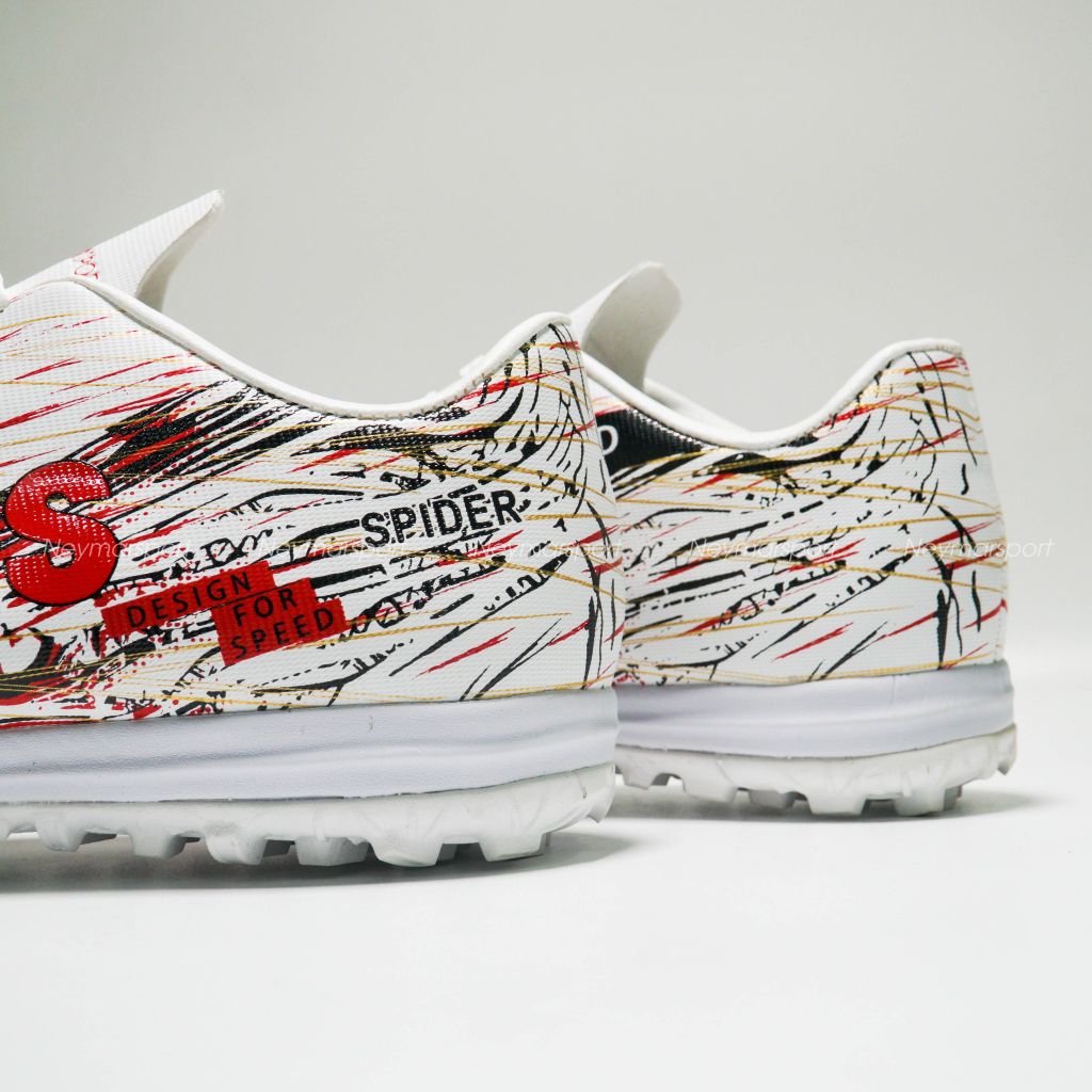 Giày đá bóng NMS SPIDER - White/Red