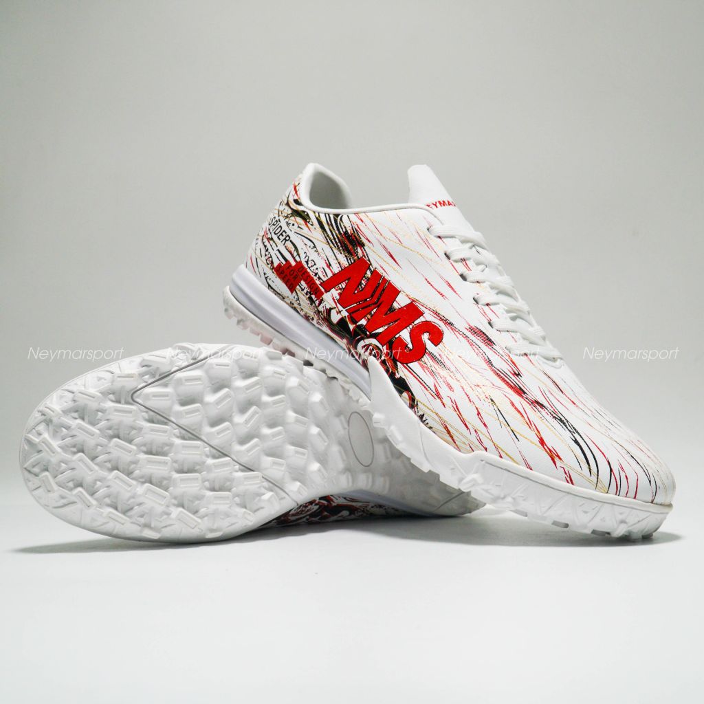 Giày đá bóng NMS SPIDER - White/Red