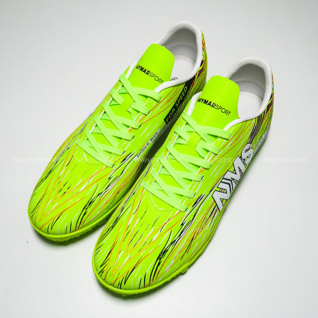 Giày đá bóng NMS SPIDER - Green Neon/White