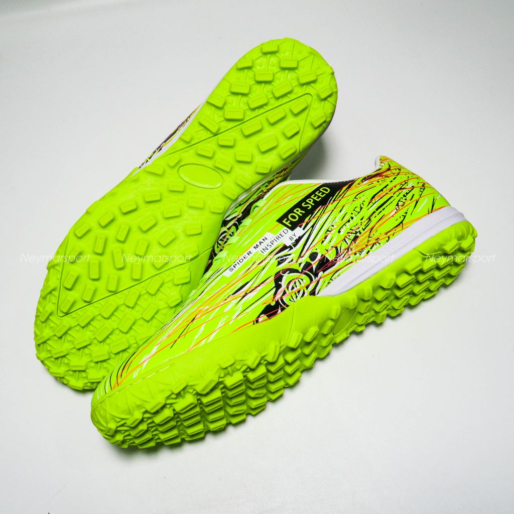 Giày đá bóng NMS SPIDER - Green Neon/White