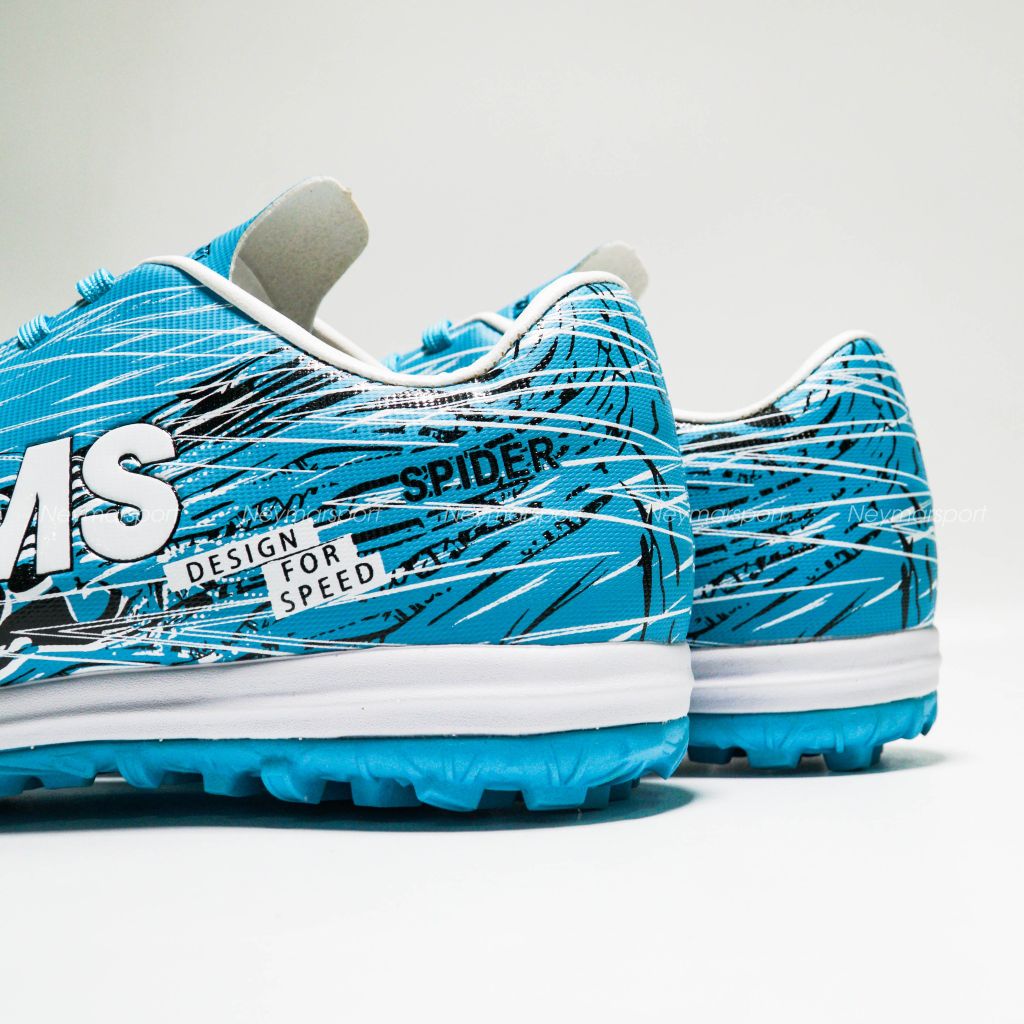 Giày đá bóng NMS SPIDER - Aqua Blue/White