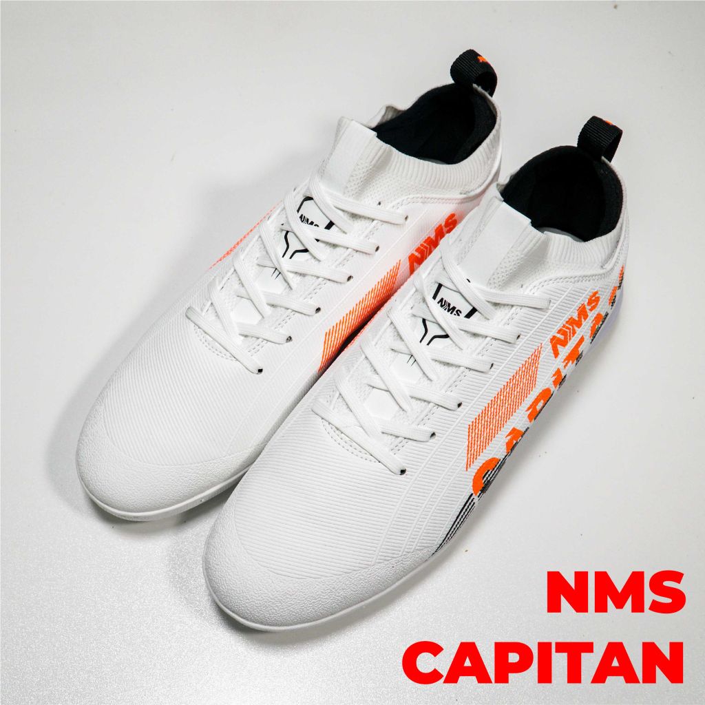 Giày đá bóng NMS CAPITAN TF - White/Red