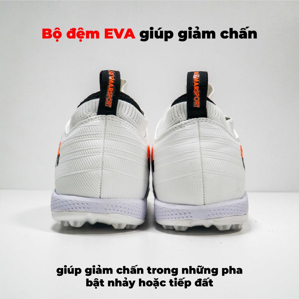 Giày đá bóng NMS CAPITAN TF - White/Red