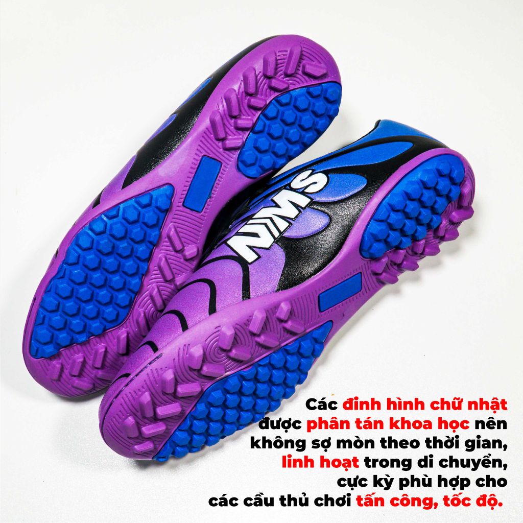 Giày đá bóng NMS Victory TF - Violet/Blue