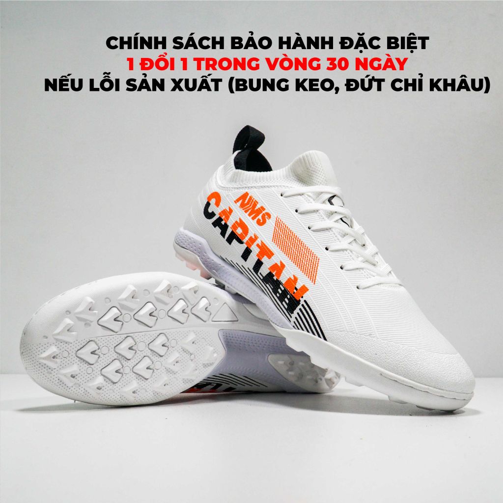 Giày đá bóng NMS CAPITAN TF - White/Red