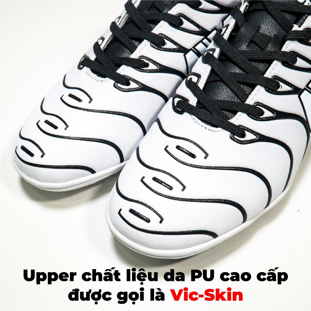 Giày đá bóng NMS Victory TF - White/Grey