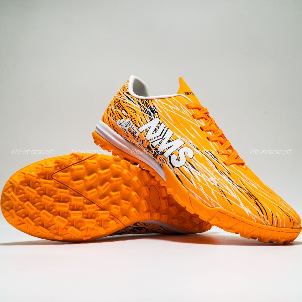 Giày đá bóng NMS SPIDER - Orange/White