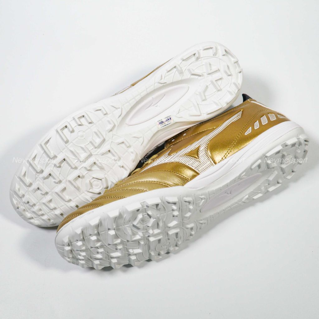 Giày đá bóng Mizuno Morelia Neo III Pro TF - Gold/White P1GD238452