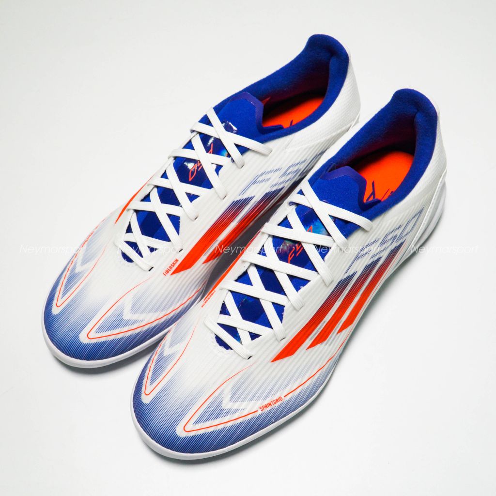 Giày đá bóng adidas F50 League TF Advancement - Footwear White/Solar Red/Lucid Blue IF1343