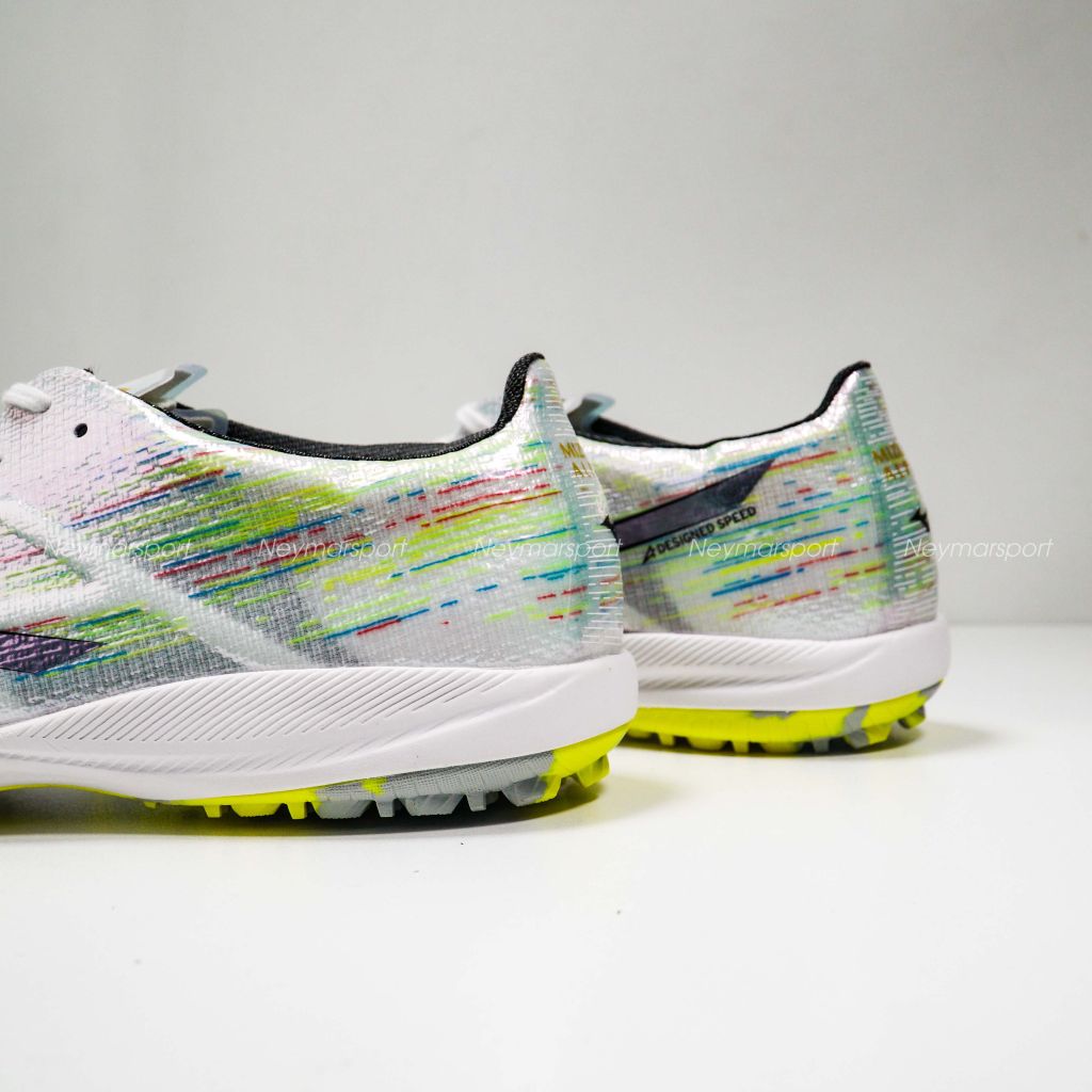 Giày đá bóng Mizuno Alpha II Elite TF Frontier Pack - White/Silver Iridescent/Black P1GD256209