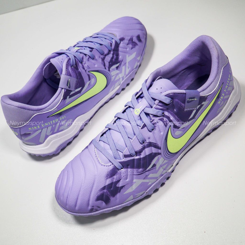 Giày đá bóng Nike Tiempo Legend 10 Academy TF United - Purple Agate/Barely Volt HF1591-500