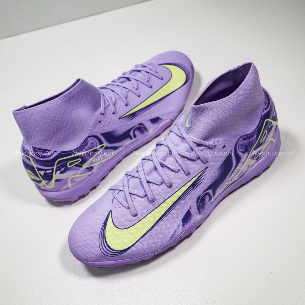 Giày đá bóng Nike Air Zoom Mercurial Superfly 10 Academy TF United - Purple Agate/Barely Volt HF1602-500