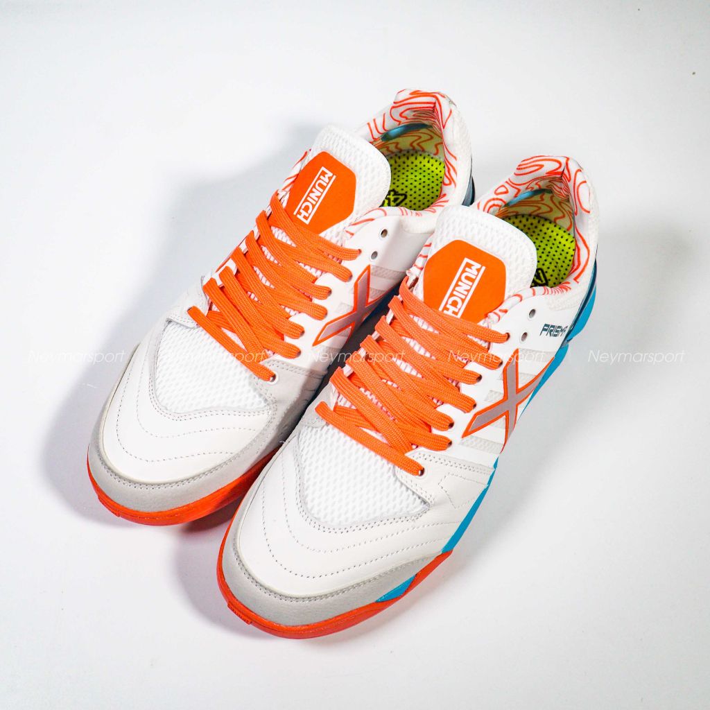 Giày đá bóng X MUNICH PRISMA 24 BLANCO - White/Aqua Blue 3116024