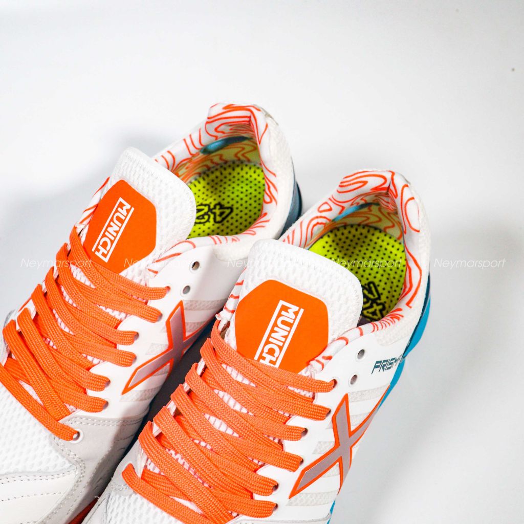 Giày đá bóng X MUNICH PRISMA 24 BLANCO - White/Aqua Blue 3116024