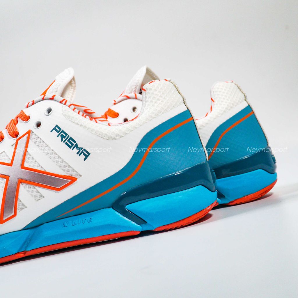 Giày đá bóng X MUNICH PRISMA 24 BLANCO - White/Aqua Blue 3116024