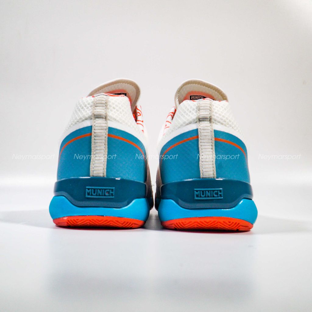 Giày đá bóng X MUNICH PRISMA 24 BLANCO - White/Aqua Blue 3116024