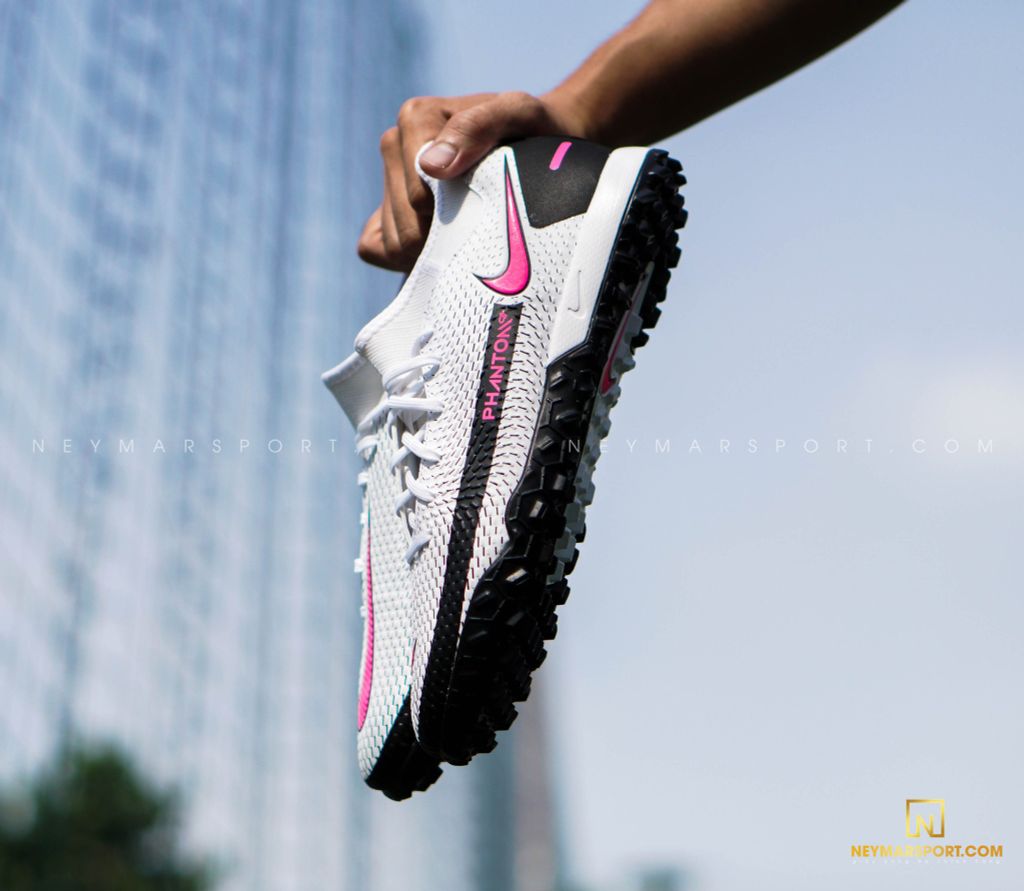 Nike Phantom GT Academy DF TF Daybreak - White/Pink Blast/Black