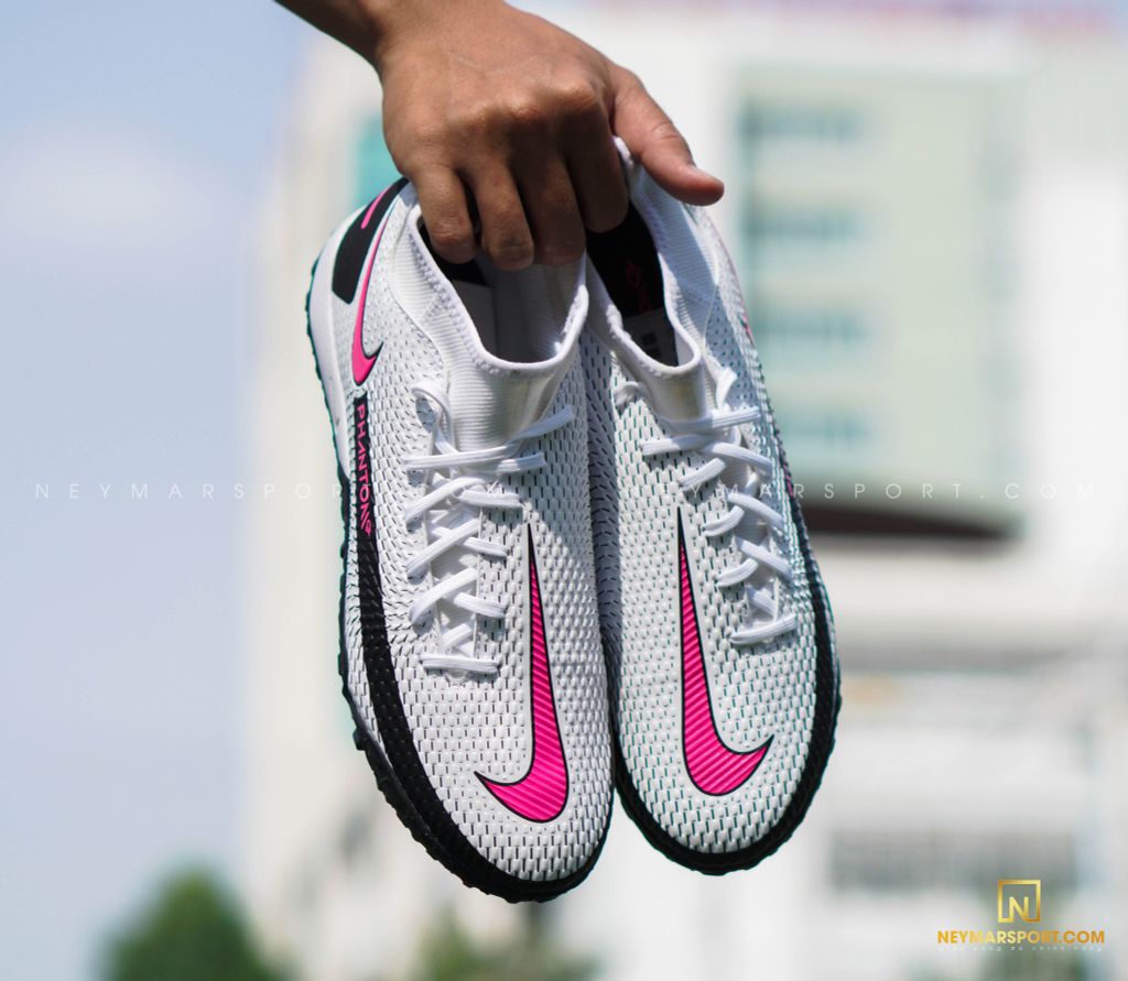 Nike Phantom GT Academy DF TF Daybreak - White/Pink Blast/Black