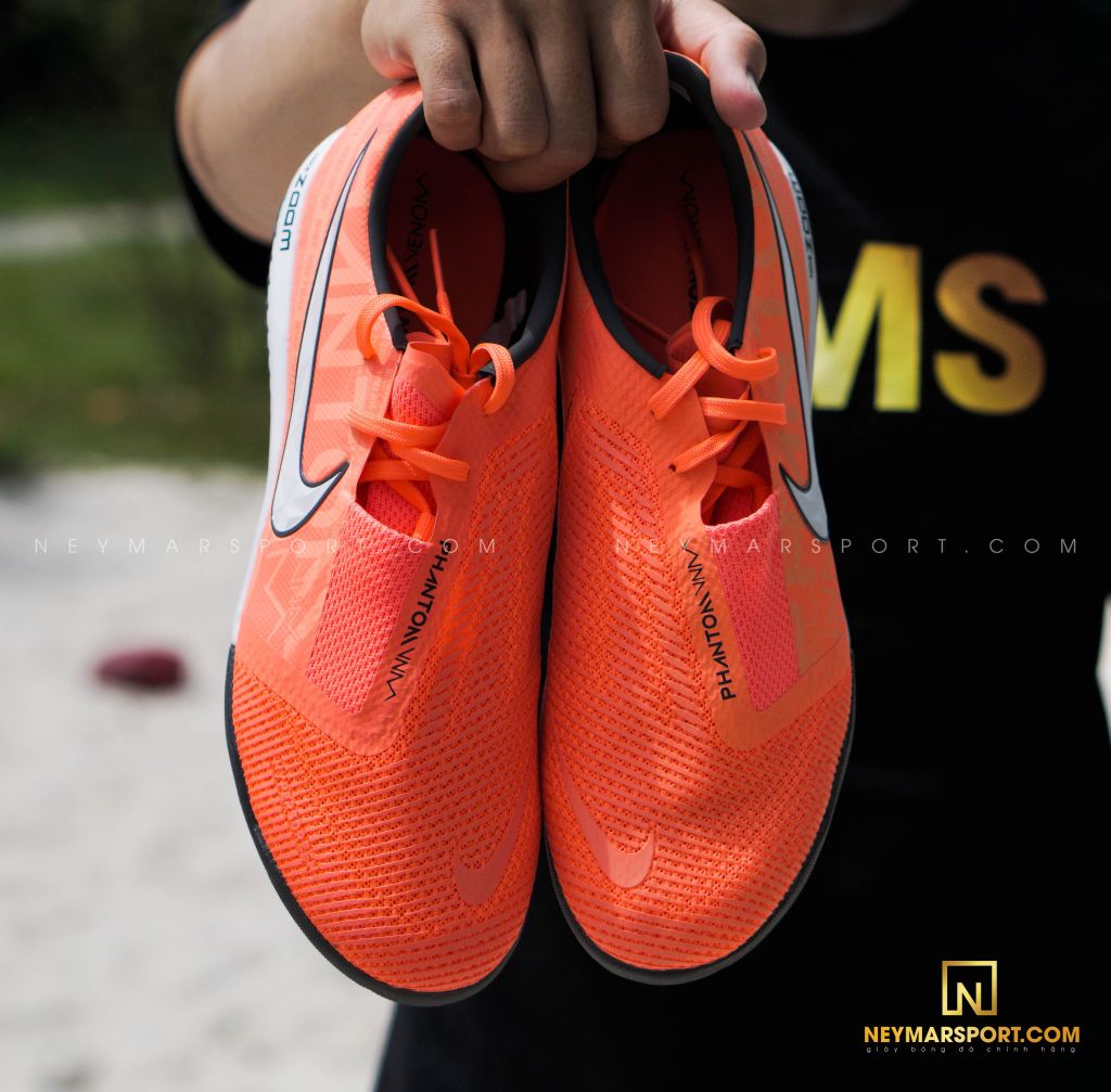 Nike Phantom Venom Academy TF Fire - Bright Mango/White/Orange Pulse Kids