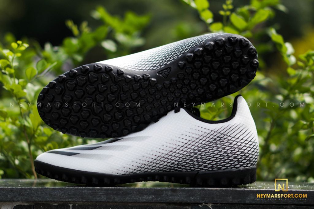 adidas X Ghosted .4 TF Inflight - Footwear White/Core Black/Silver Metallic